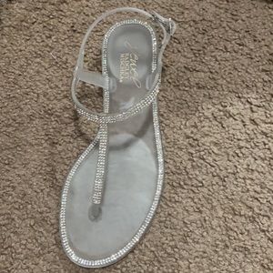 Jewel Badgley Mischka Flip Flops